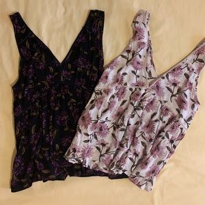 2 for $12 floral babydoll top